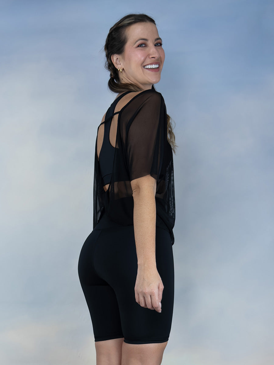 Blusa deportiva para dama malla