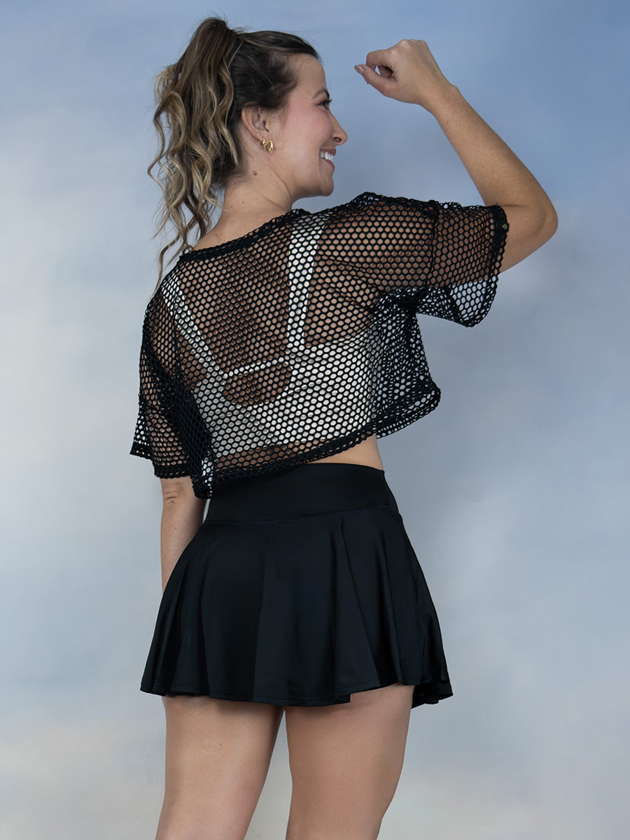 Blusa en malla deportiva para dama