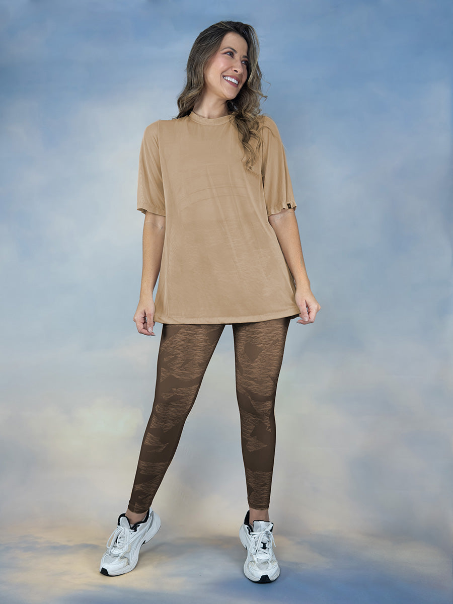 Camiseta oversize para dama