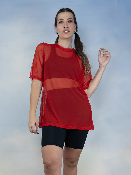 Camiseta oversize para dama
