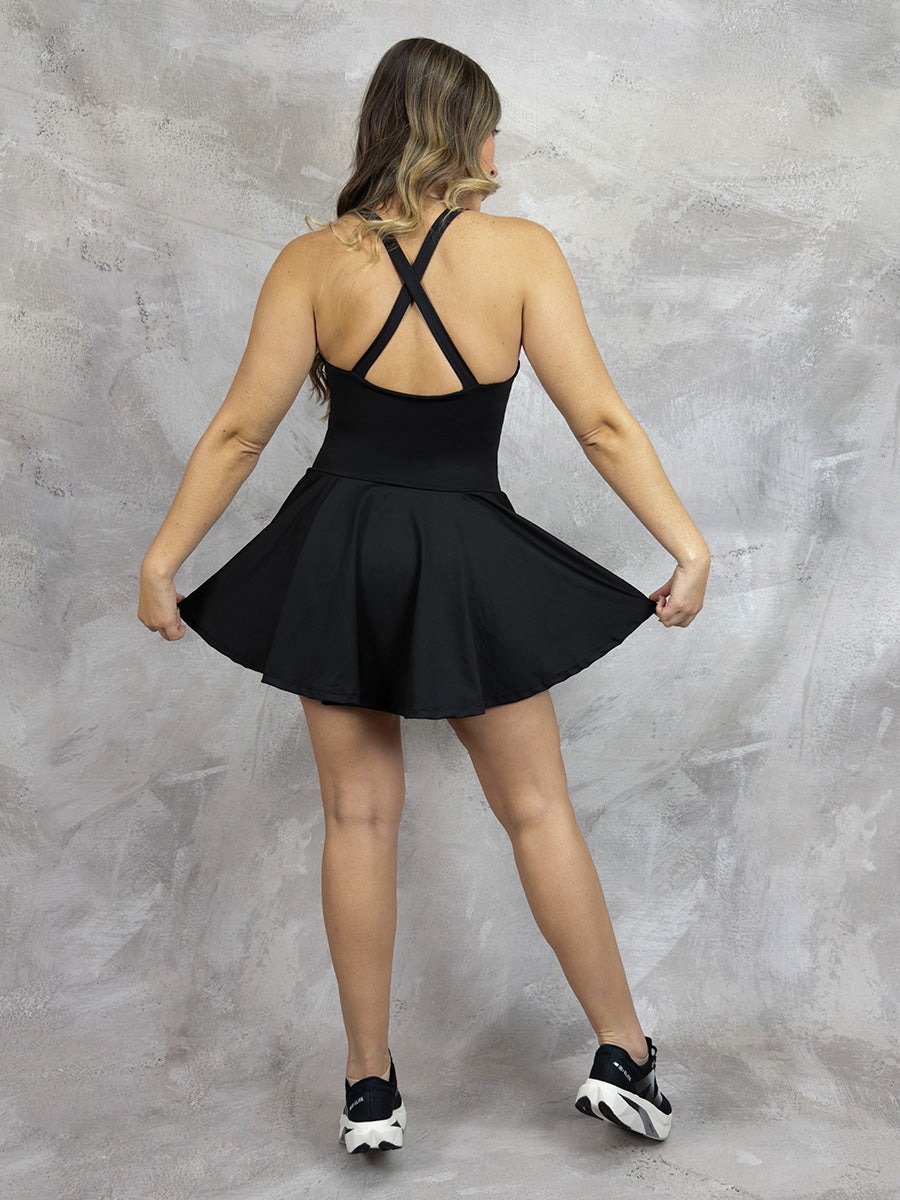 Vestido deportivo con short interno