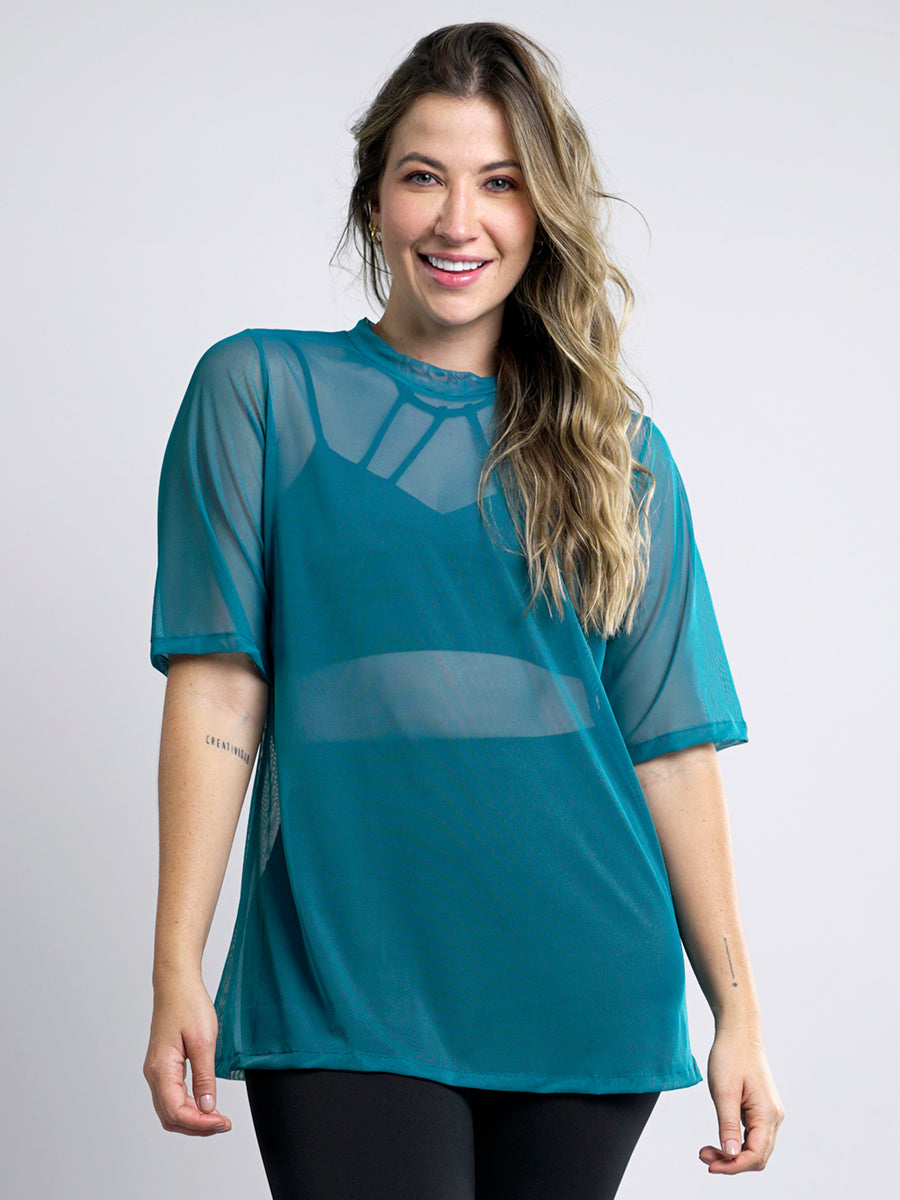 Camiseta oversize para dama