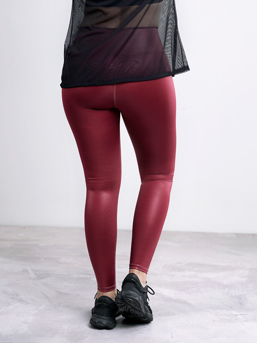 Leggins efecto piel deportivo para dama / descuento