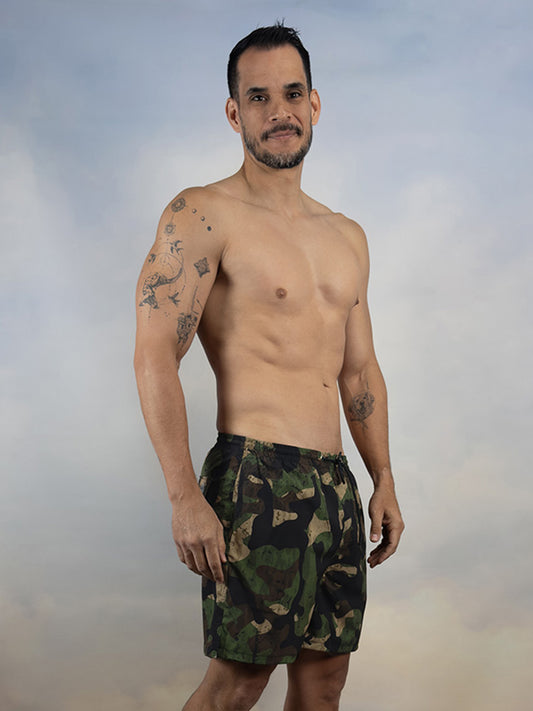 Pantaloneta con lycra para hombre