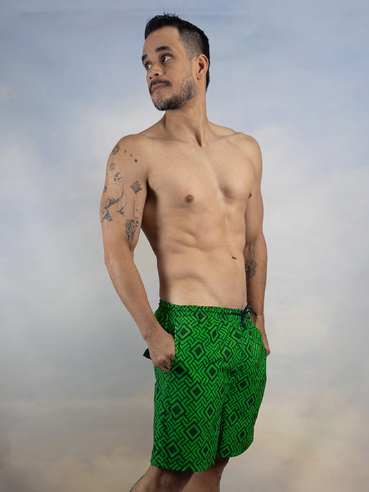 Pantaloneta con lycra para hombre
