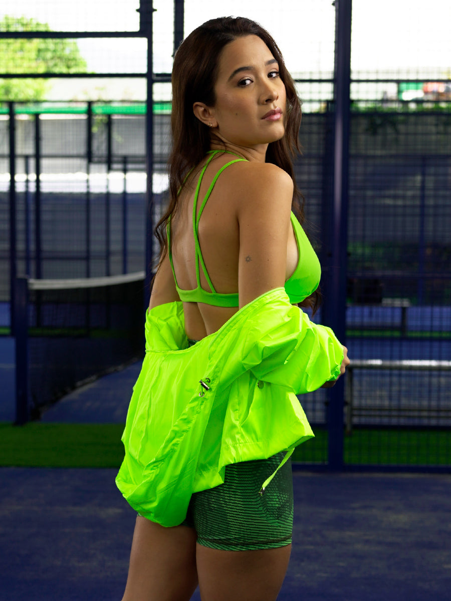 Chaqueta cortavientos deportiva para dama