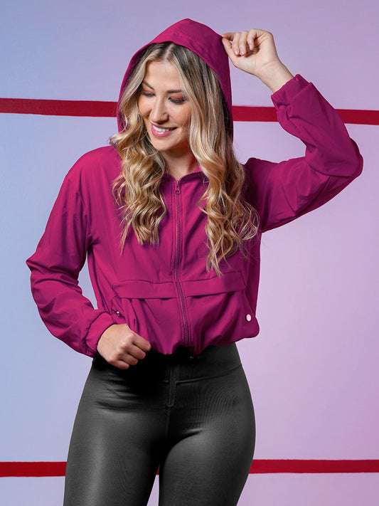 Chaqueta deportiva para dama cortavientos