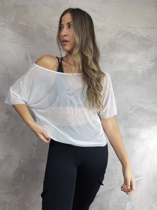 Blusa deportiva para dama malla