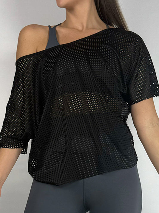 Blusa deportiva para dama malla