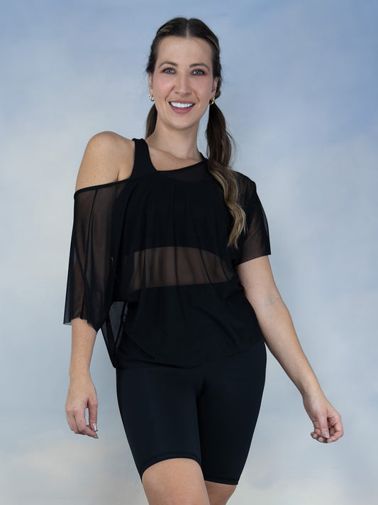Blusa deportiva para dama malla