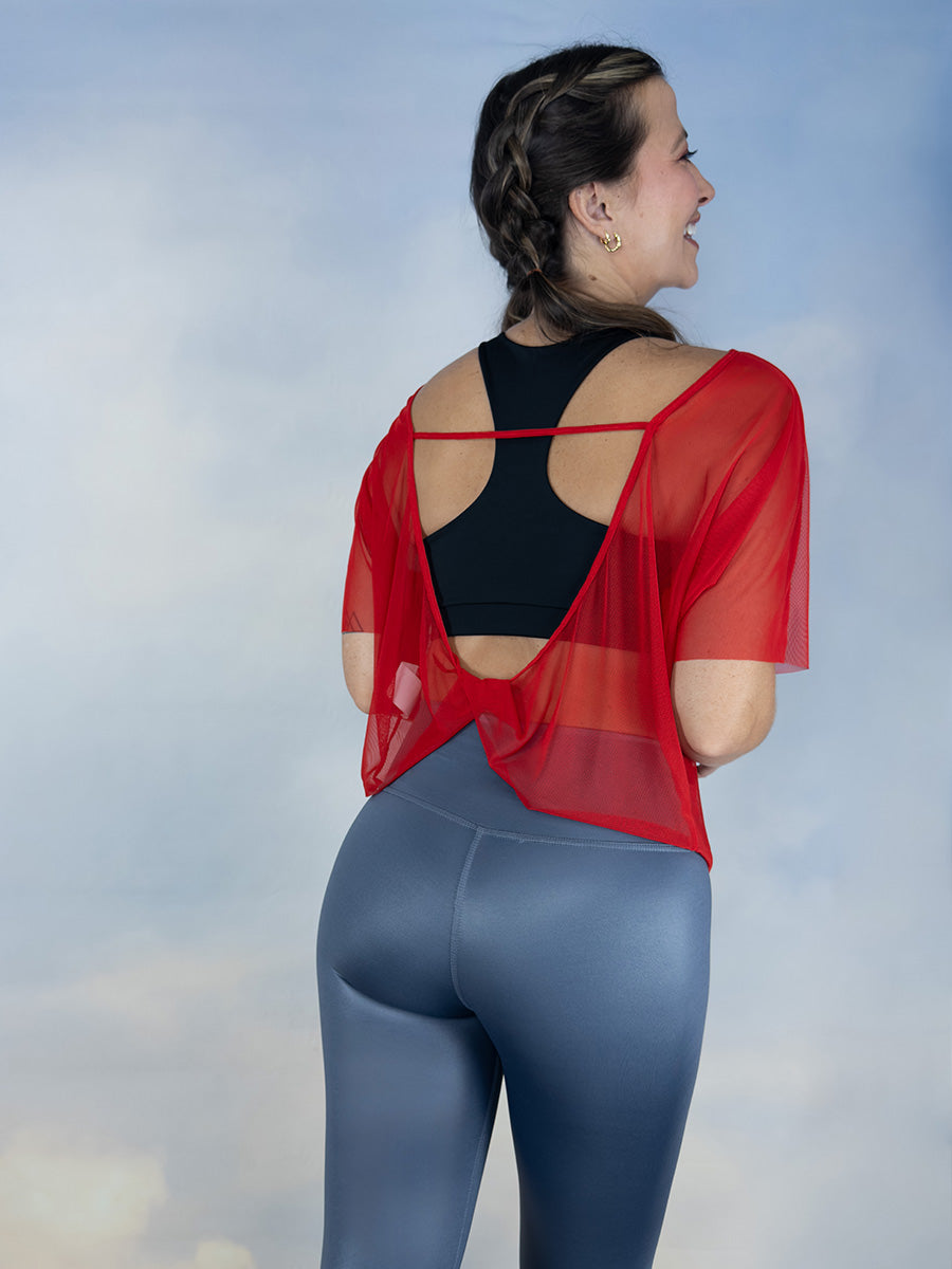 Blusa deportiva para dama malla