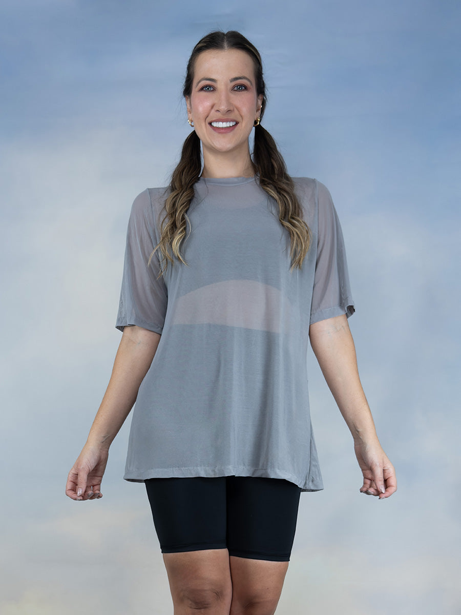 Camiseta oversize para dama