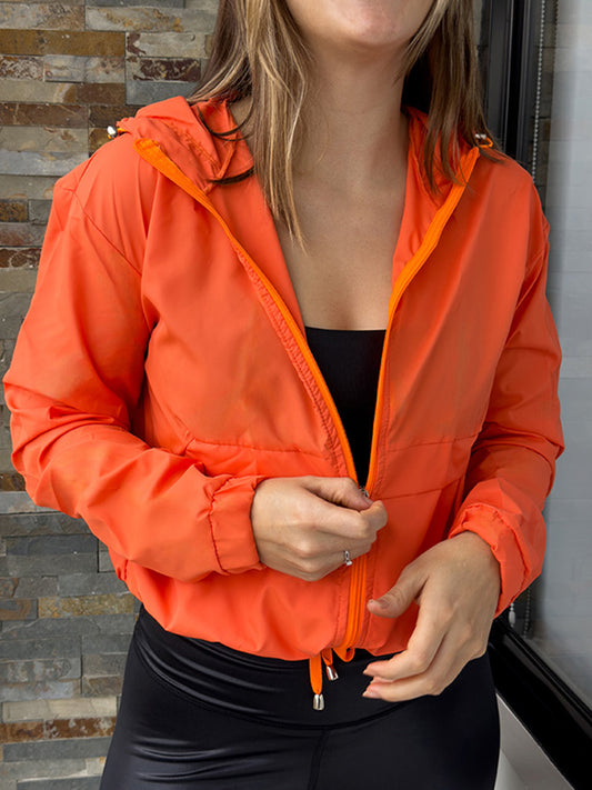 Chaqueta cortavientos deportiva para dama