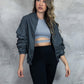 Chaqueta oversize para dama