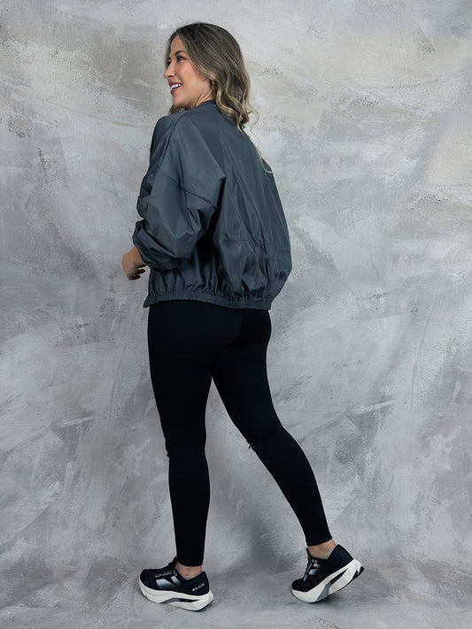 Leggins casual con cierre en rodilla para dama