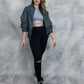 Chaqueta oversize para dama