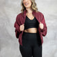 Chaqueta oversize para dama