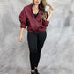 Chaqueta oversize para dama