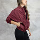 Chaqueta oversize para dama