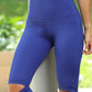 Leggins mate con abertura en rodilla para dama/ Descuento