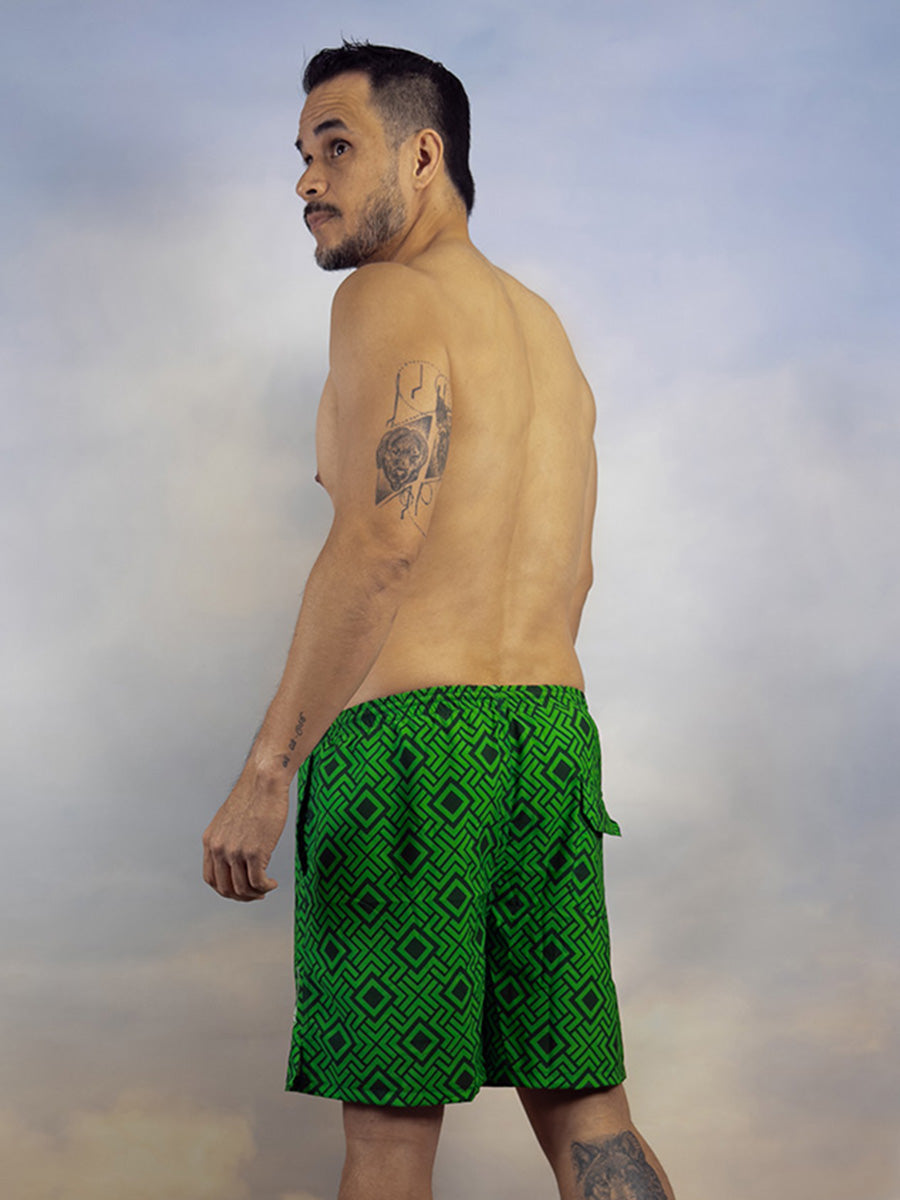 Pantaloneta con lycra para hombre