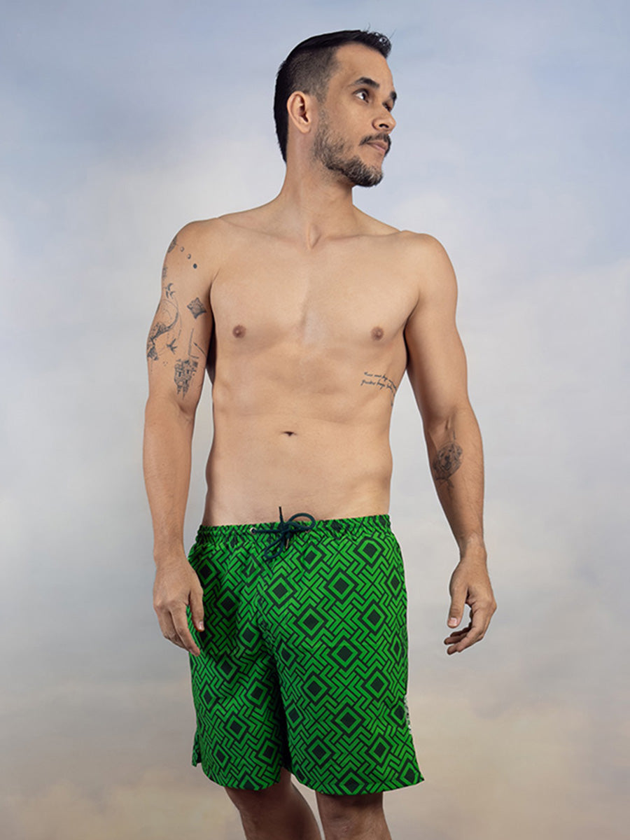 Pantaloneta con lycra para hombre