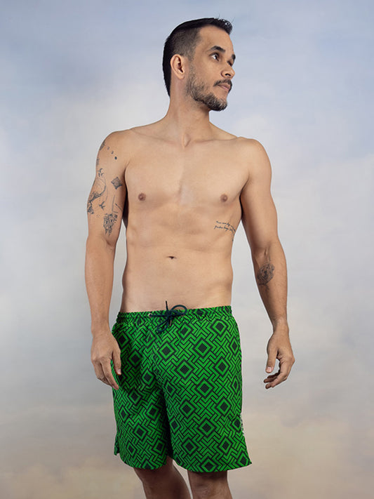 Pantaloneta con lycra para hombre