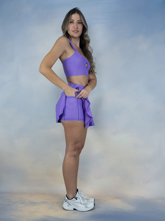Conjunto falda deportiva para dama