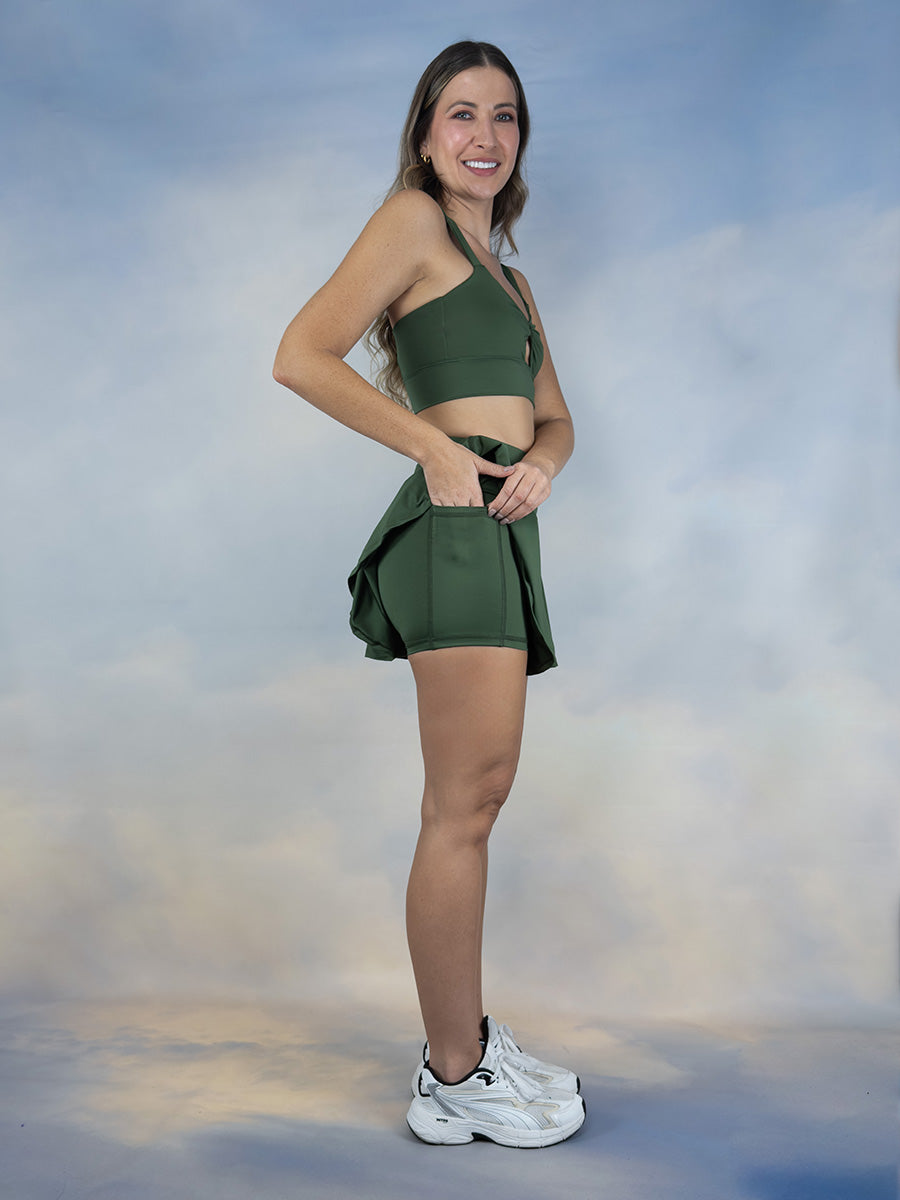 Conjunto falda deportiva para dama