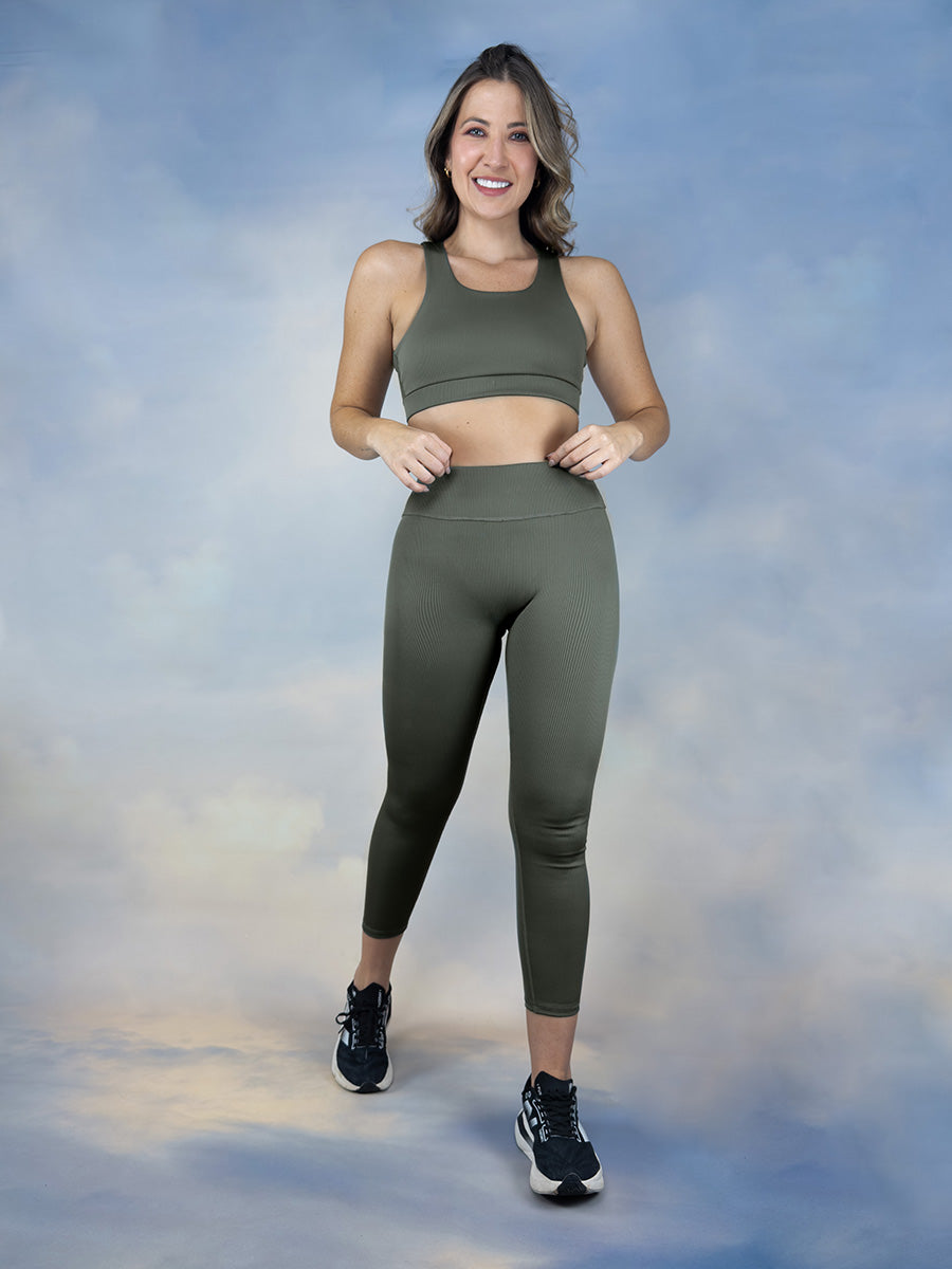 Conjunto deportivo en jacqard para dama