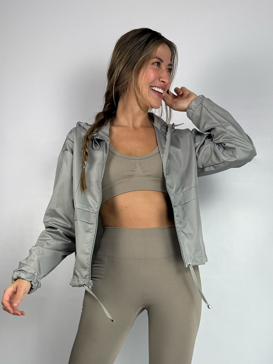 Chaqueta cortavientos deportiva para dama