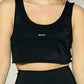 Camiseta deportiva en malla tipo crop top/ Descuento