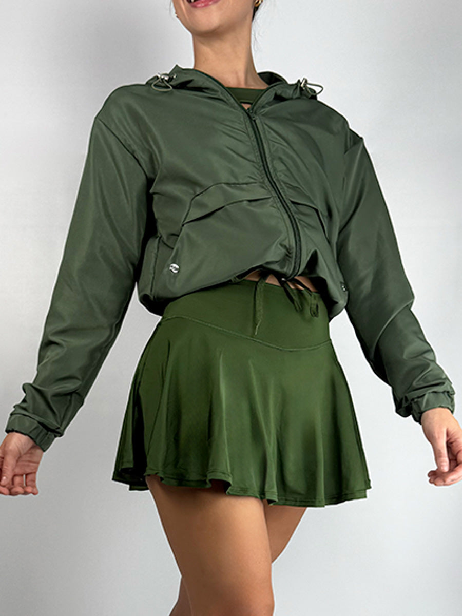 Chaqueta cortavientos deportiva para dama