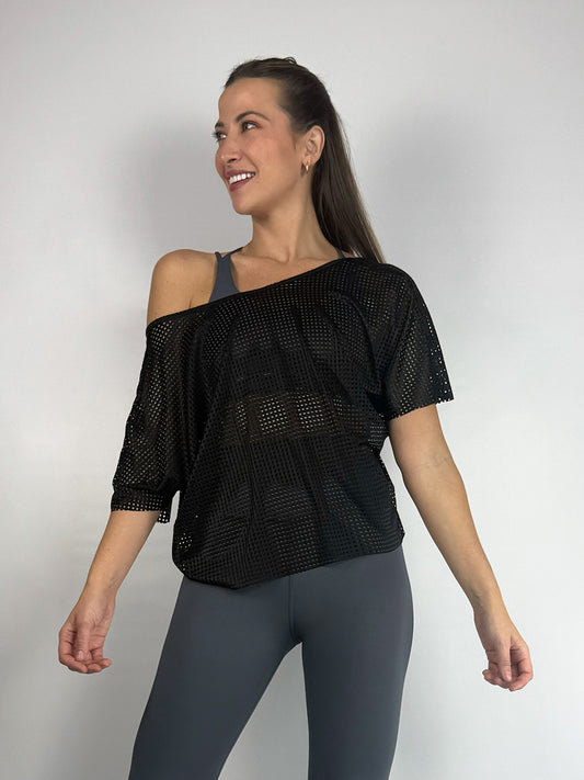 Blusa deportiva para dama malla