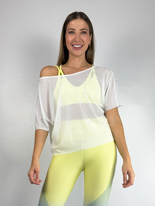 Blusa deportiva para dama malla