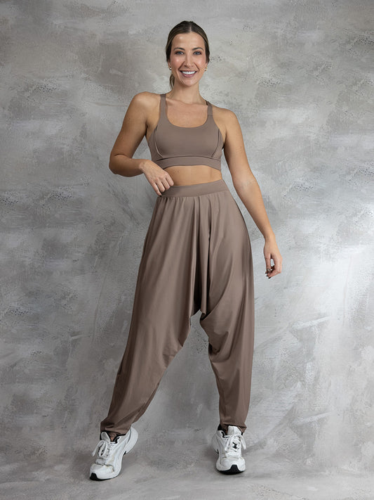 Conjunto Pantalon de yoga y top para dama